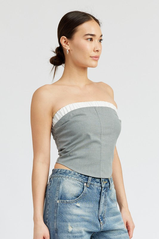 EMORY PARK CONTRAST TUBE TOP