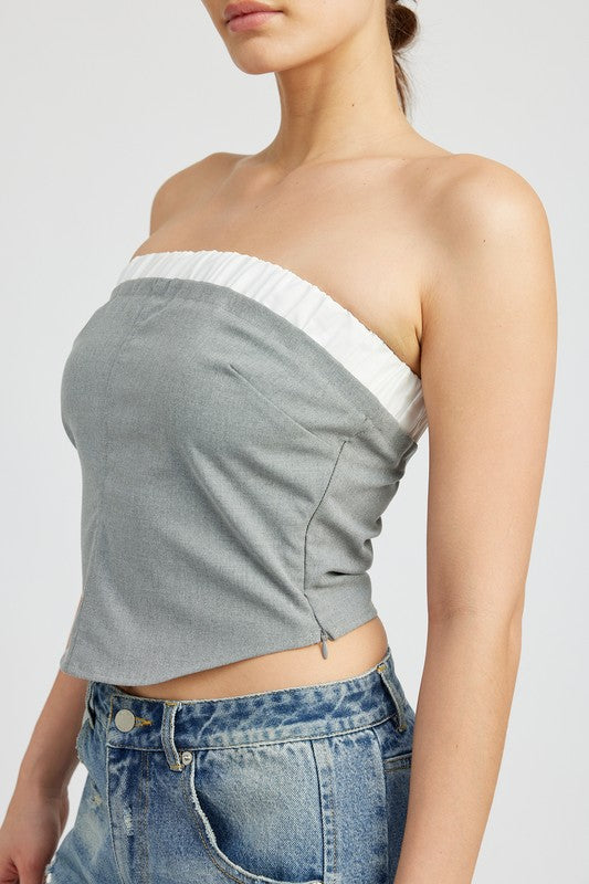 EMORY PARK CONTRAST TUBE TOP