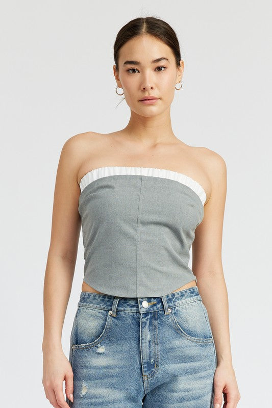 EMORY PARK CONTRAST TUBE TOP