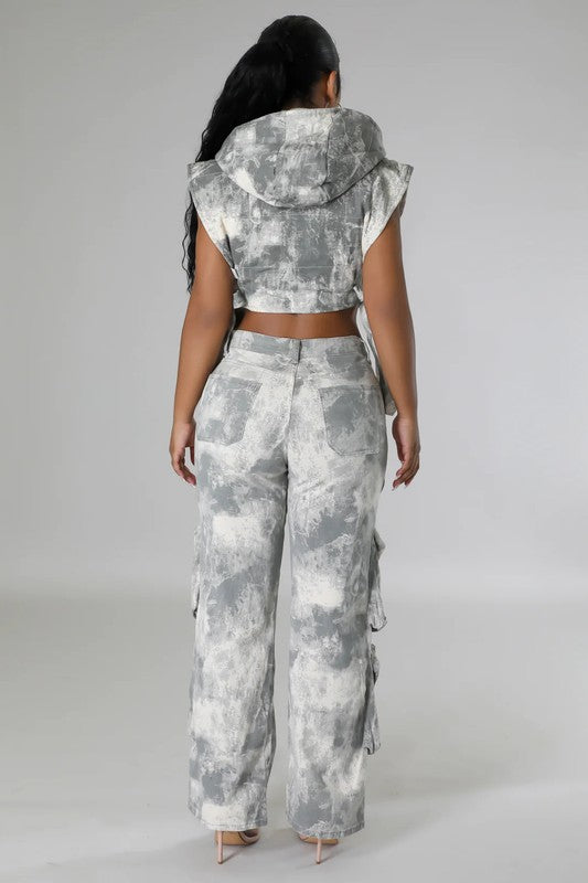 BY CLAUDE TWO PIECE VEST AND PANTS SET IN 2 COLORS