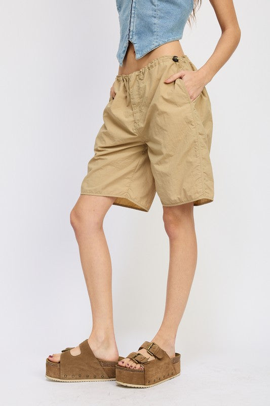 EMORY PARK BERMUDA PARACHUTE SHORTS In 2 COLORS