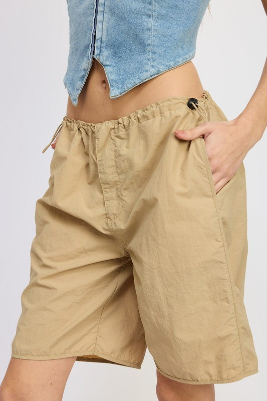 EMORY PARK BERMUDA PARACHUTE SHORTS In 2 COLORS