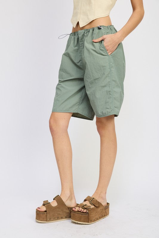 EMORY PARK BERMUDA PARACHUTE SHORTS In 2 COLORS