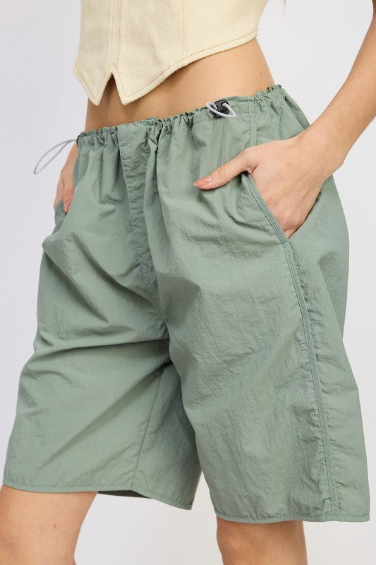 EMORY PARK BERMUDA PARACHUTE SHORTS In 2 COLORS