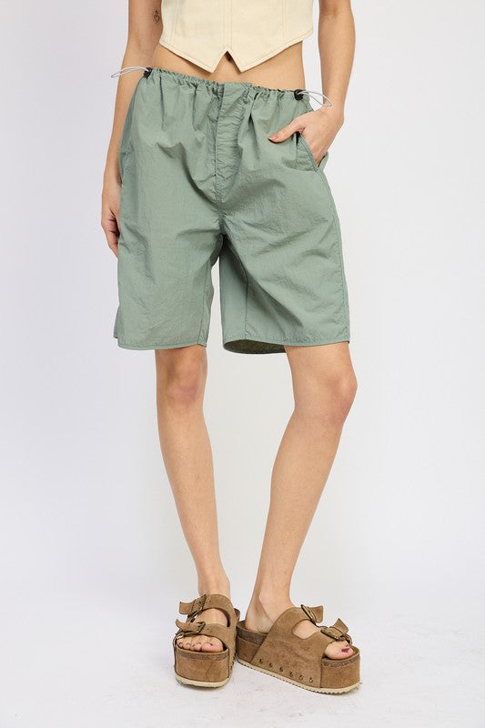 EMORY PARK BERMUDA PARACHUTE SHORTS In 2 COLORS