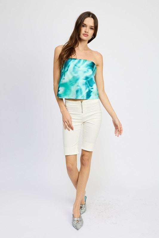 EMORY PARK BIAS CUT TUBE TOP IN