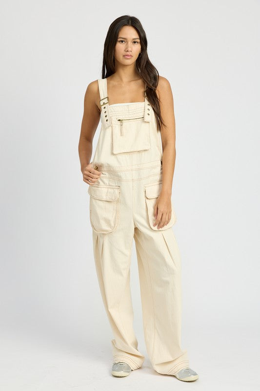 EMORY PARK OVERSIZED CARGO OVERALLS