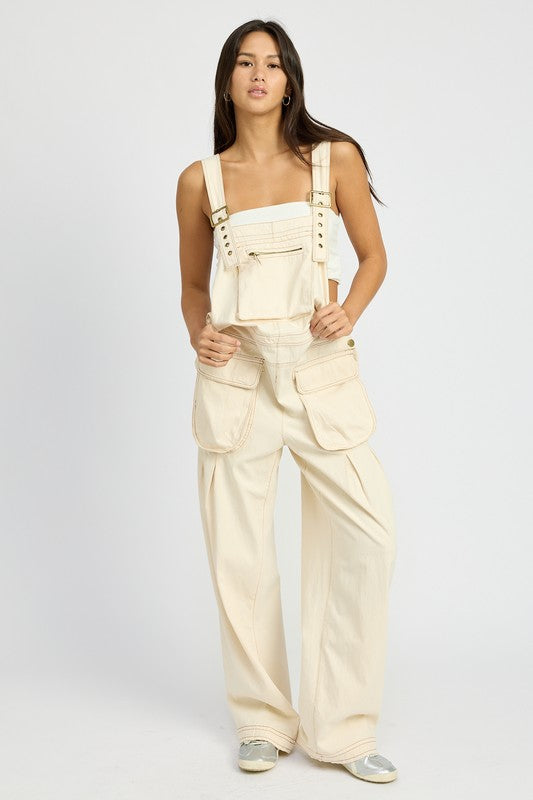 EMORY PARK OVERSIZED CARGO OVERALLS