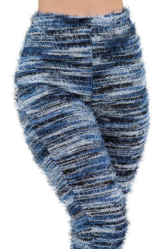 By Claude Fluffy Knit Leggings