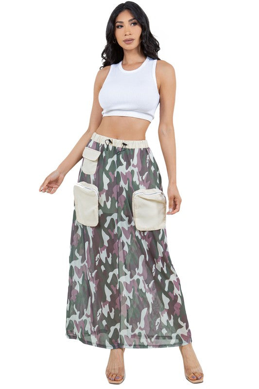 BY CLAUDE POCKET MAXI SKIRT