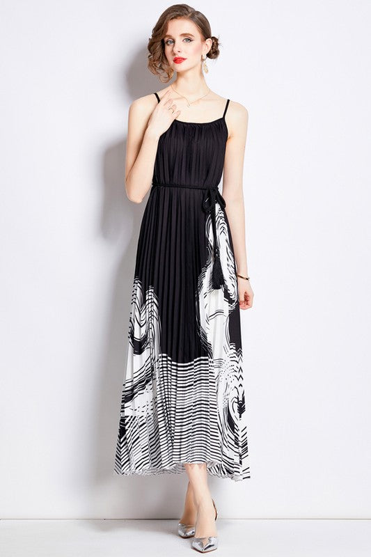 BY CLAUDE THIN STRAP CAMI MAXI DRESS