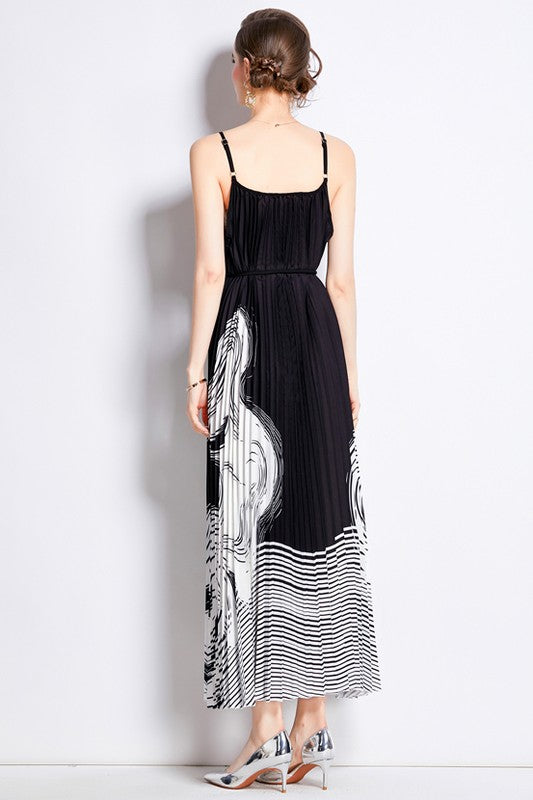 BY CLAUDE THIN STRAP CAMI MAXI DRESS