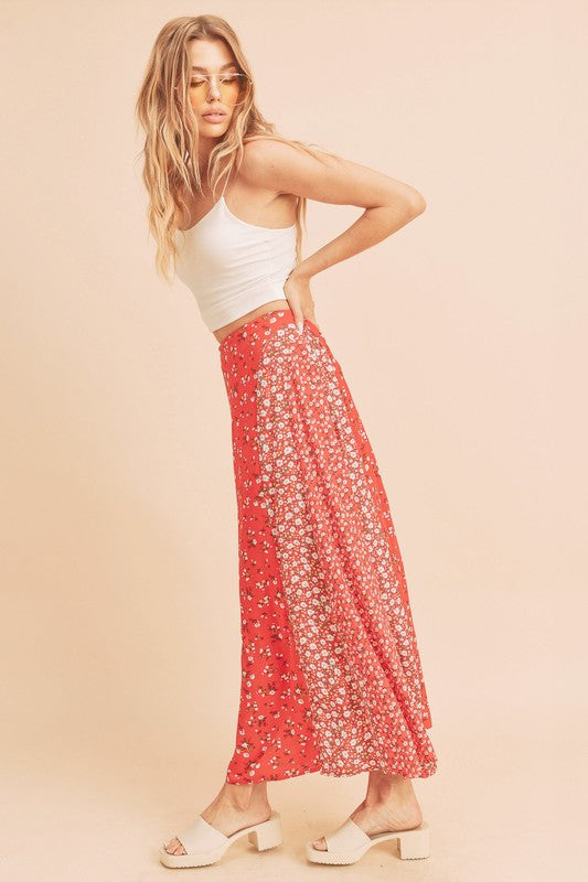 Aemi + Co Melanie Floral Maxi Skirt in 3 Colors