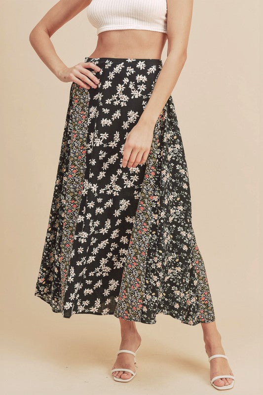 Aemi + Co Melanie Floral Maxi Skirt in 3 Colors