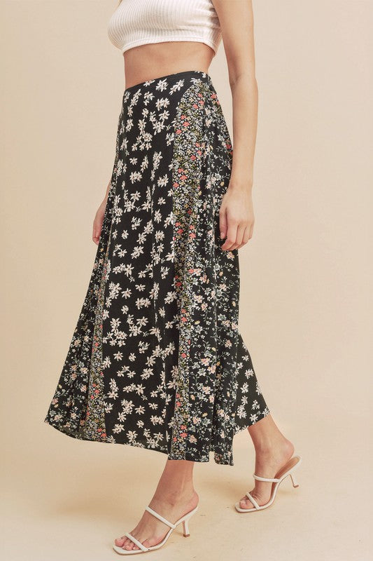 Aemi + Co Melanie Floral Maxi Skirt in 3 Colors