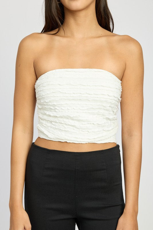 EMORY PARK RUCHED TUBE TOP