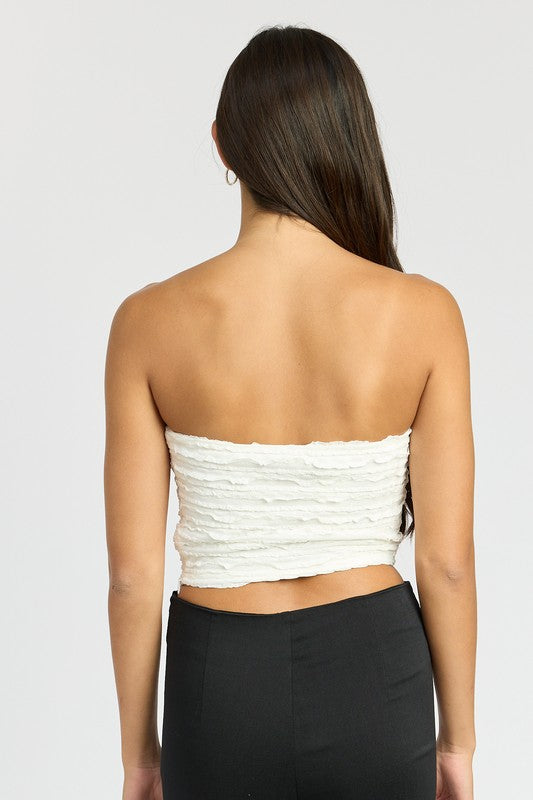 EMORY PARK RUCHED TUBE TOP