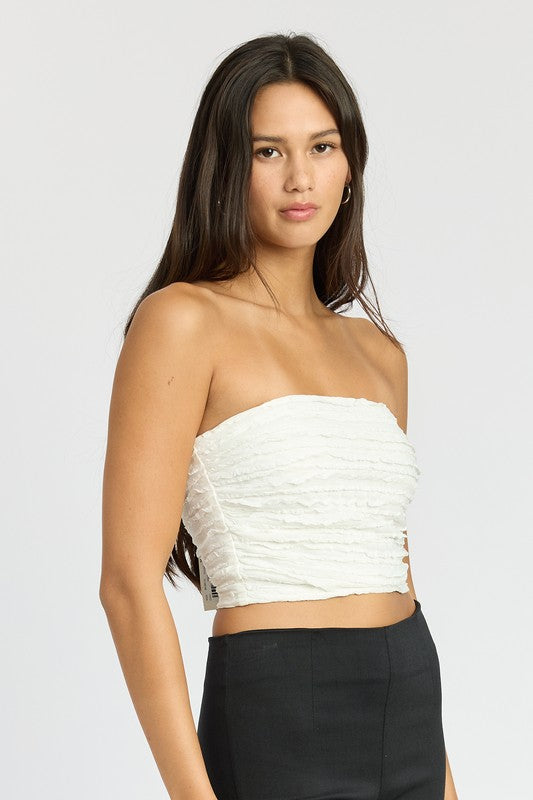 EMORY PARK RUCHED TUBE TOP