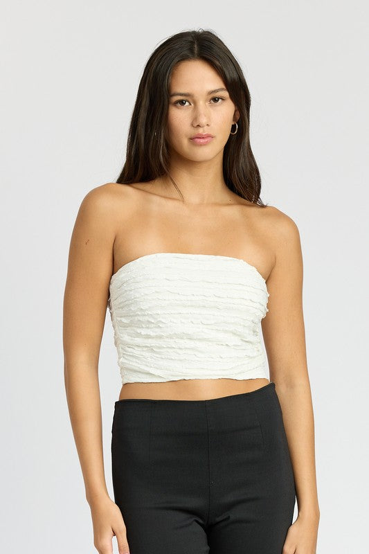 EMORY PARK RUCHED TUBE TOP