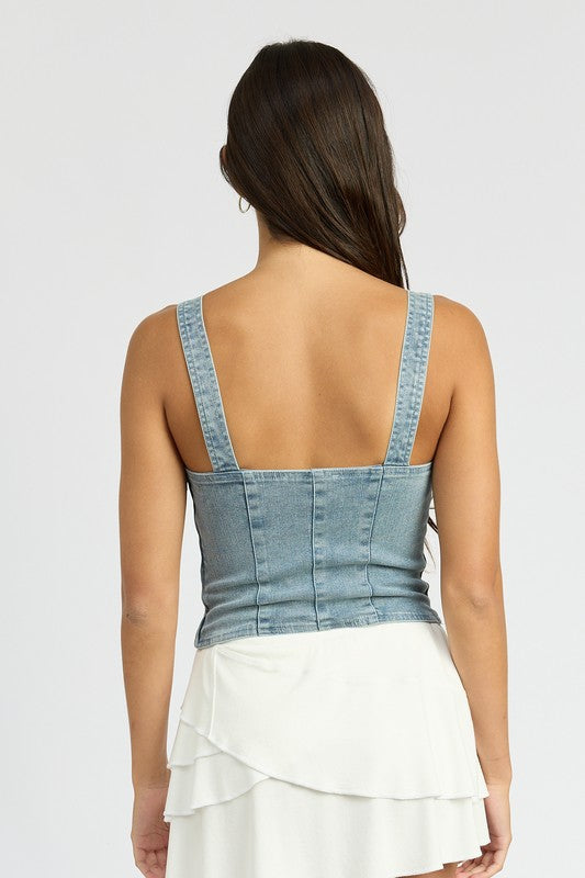 EMORY PARK CARGO DENIM CORSET