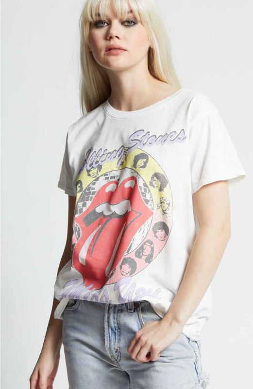 Recycled Karma "The Rolling Stones Miss You" Unisex Short Sleeve Graphic Tee