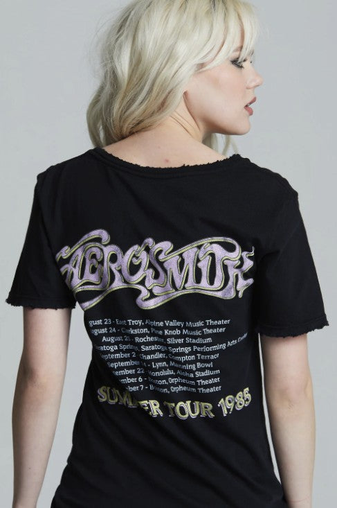 Recycled Karma Aerosmith Summer 1985 Tour Graphic Tee