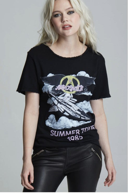 Recycled Karma Aerosmith Summer 1985 Tour Graphic Tee