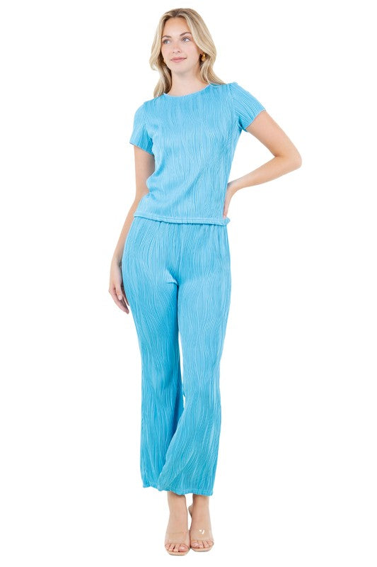 BY CLAUDE TWO PIECE TOP AND PANTS LOUNGE SET