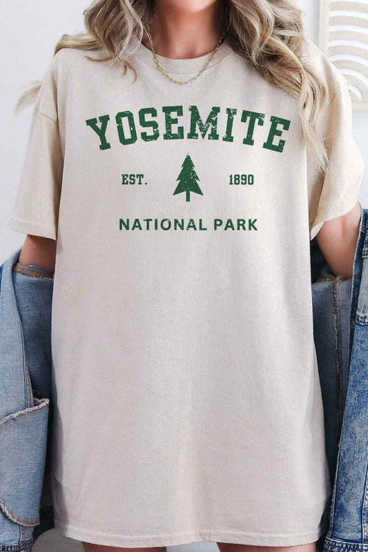 ALPHIA UNISEX Yosemite National Park Graphic Tee in 5 Colors