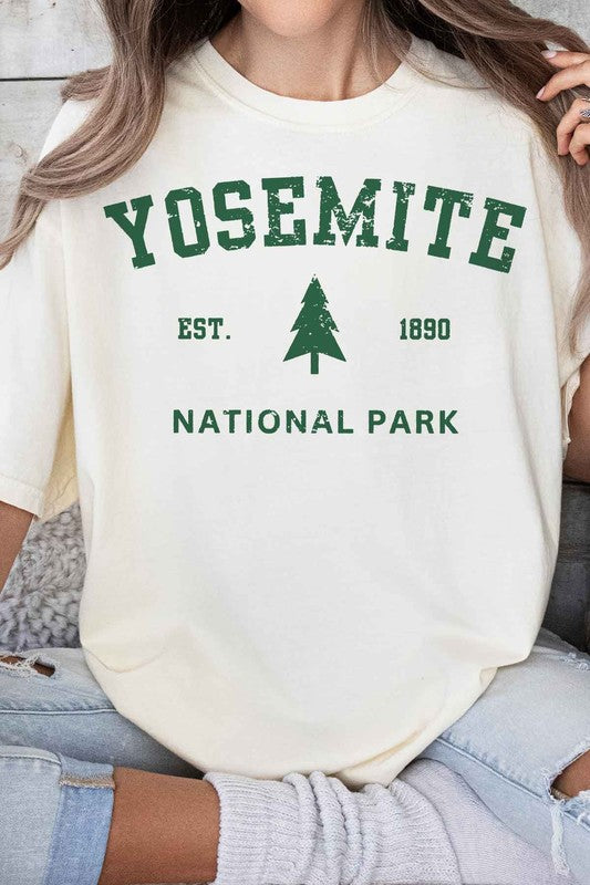 ALPHIA UNISEX Yosemite National Park Graphic Tee in 5 Colors