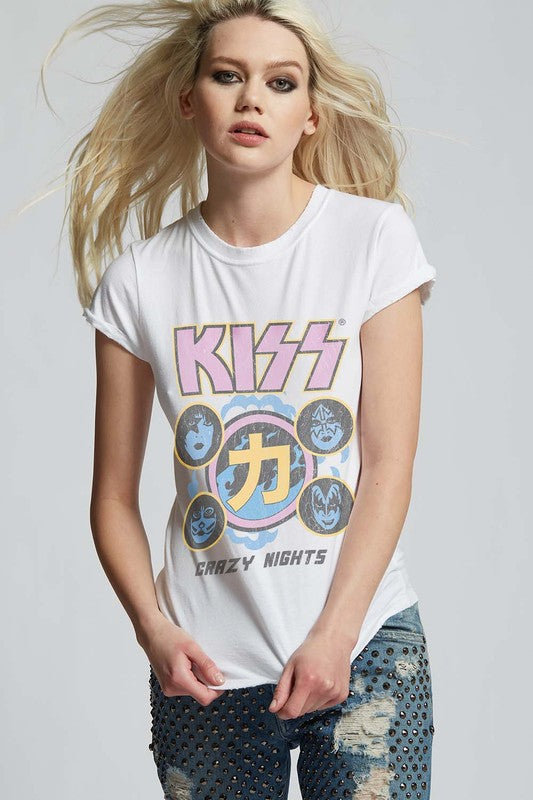 KISS Crazy Nights 88 Tour Fitted T-Shirt