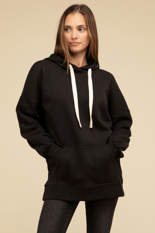 Zenana Oversized Hoodie Sweatshirt Top in 3 Colors