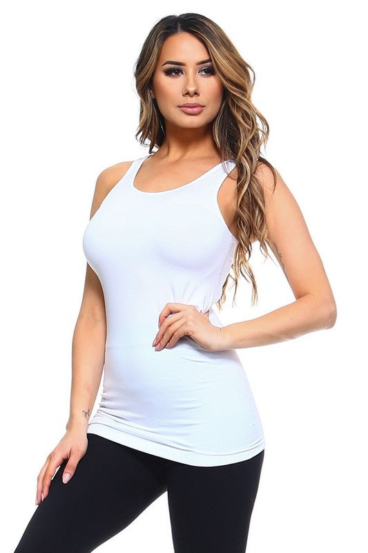 Yelete One Size Seamless Tunic Tank Top in 7 Colors