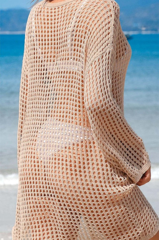 Charmo Crochet Swimsuit Cover Up in 4 Colors