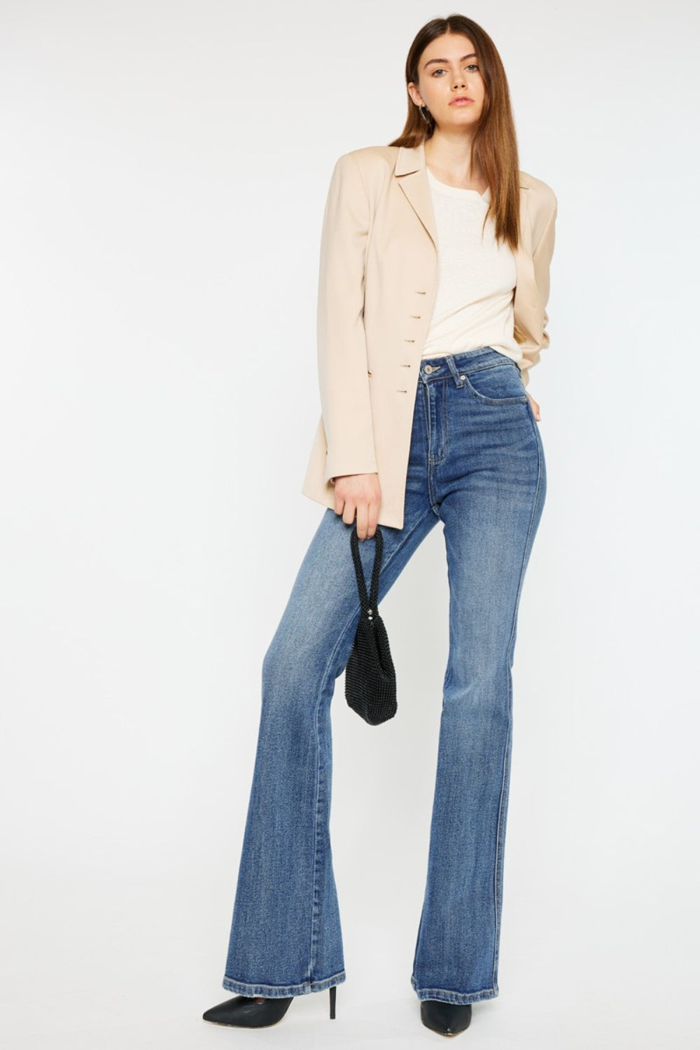 Kancan Cat's Whiskers Flare Jeans