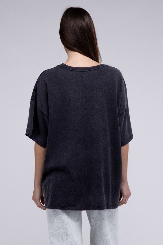 HYFVE Oversized Short Sleeve Cotton Tunic T-Shirt in 3 Colors