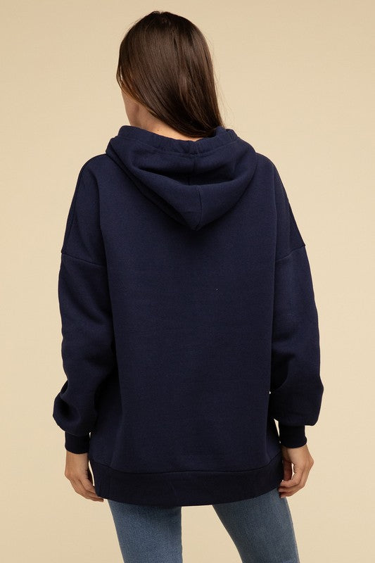 Zenana Oversized Hoodie Sweatshirt Top in 3 Colors