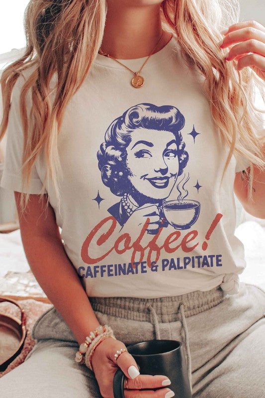 Blume and Co Unisex Coffee Graphic Tee in 5 Colors