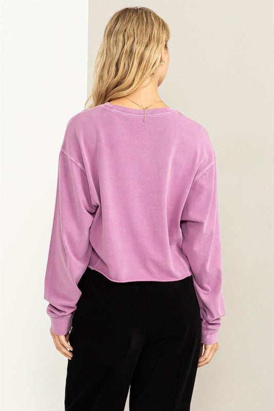 HYFVE Lightweight Cropped Sweatshirt in 4 Colors