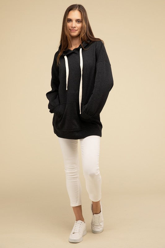 Zenana Oversized Hoodie Sweatshirt Top in 3 Colors