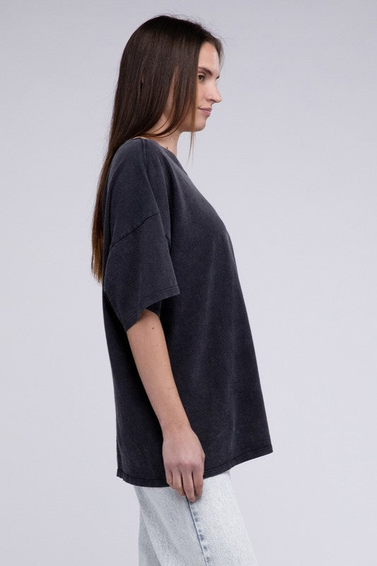 HYFVE Oversized Short Sleeve Cotton Tunic T-Shirt in 3 Colors