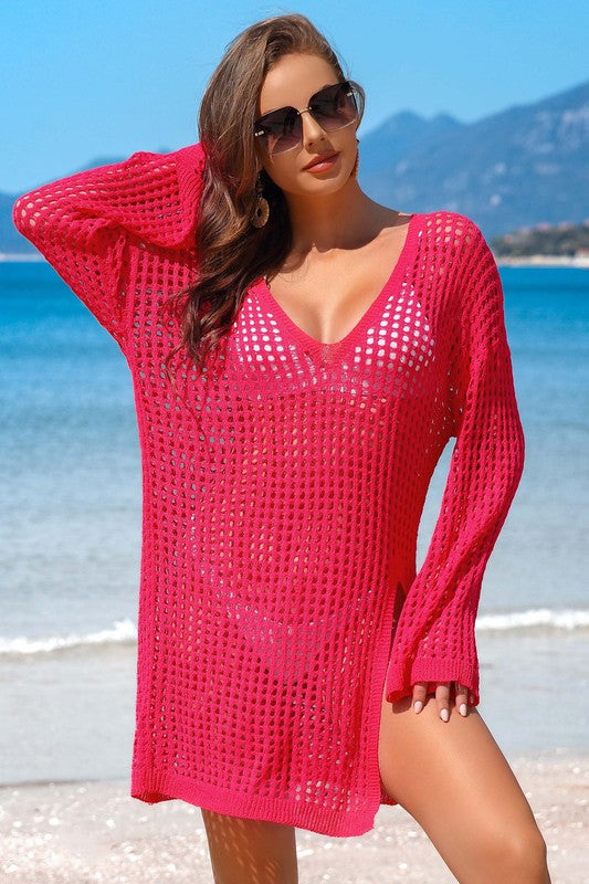 Charmo Crochet Swimsuit Cover Up in 4 Colors