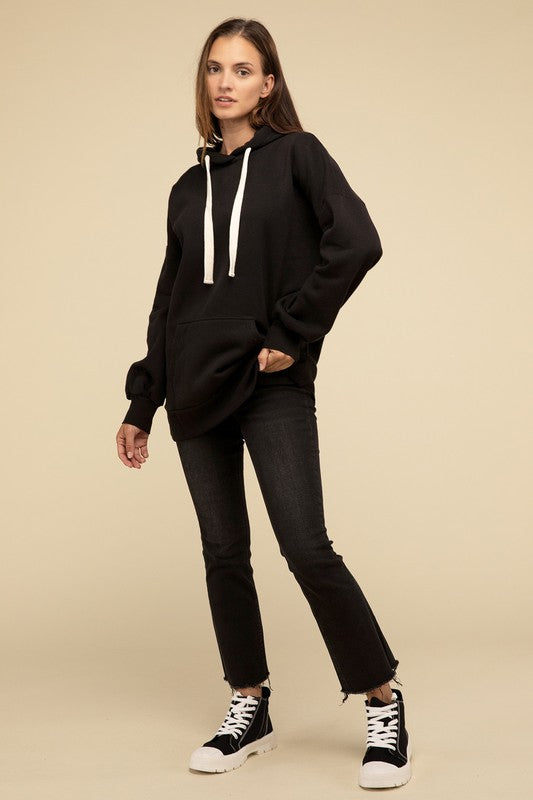 Zenana Oversized Hoodie Sweatshirt Top in 3 Colors