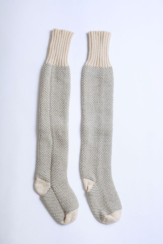 Leto Accessories Knitted Lounge Socks