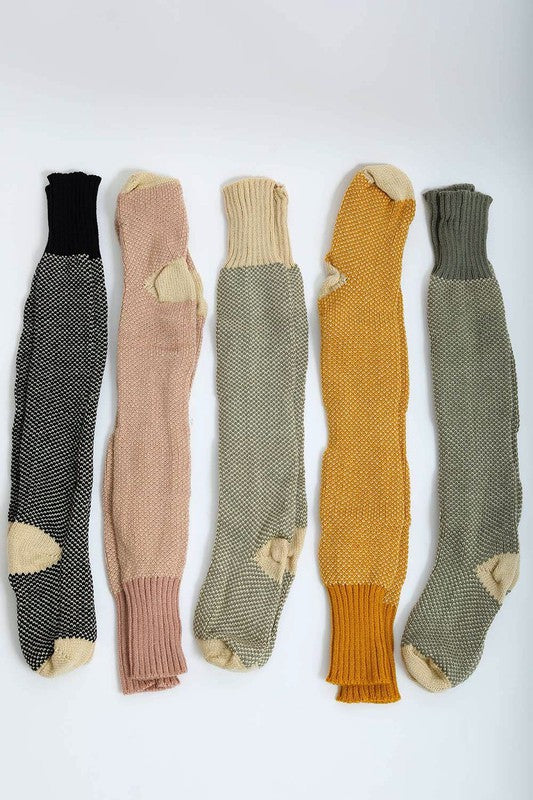 Leto Accessories Knitted Lounge Socks