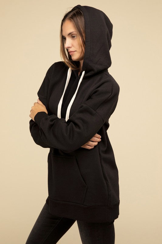 Zenana Oversized Hoodie Sweatshirt Top in 3 Colors