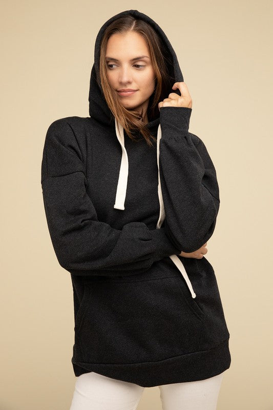 Zenana Oversized Hoodie Sweatshirt Top in 3 Colors