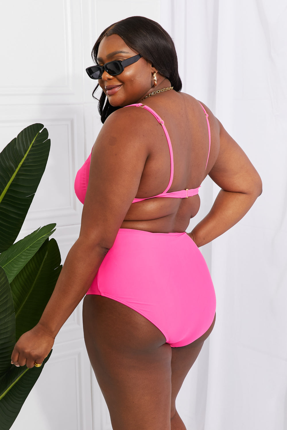 Marina West Swim Two-Piece Twist High-Rise Bikini Swimsuit