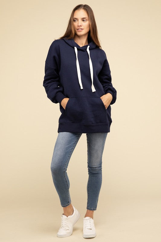 Zenana Oversized Hoodie Sweatshirt Top in 3 Colors