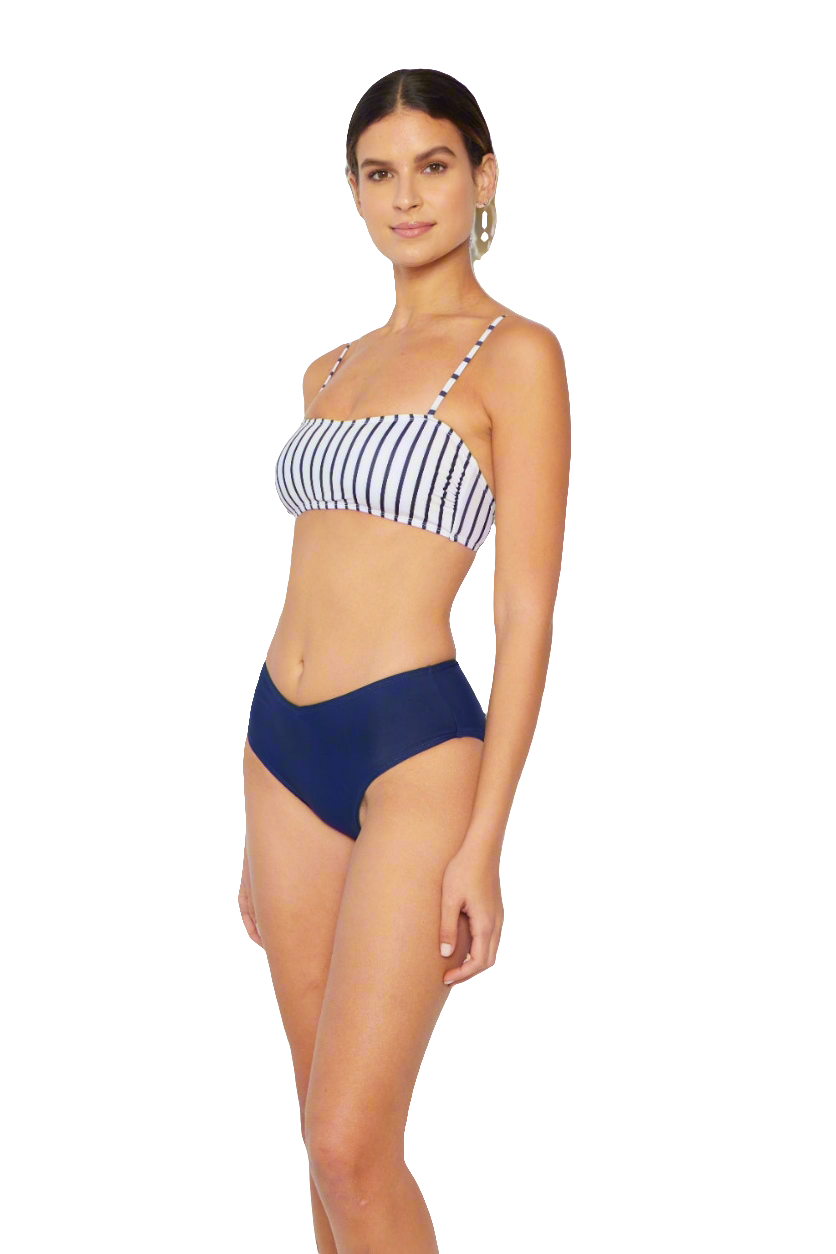 Marina West Swim Striped Two-Piece Bikini Swimsuit